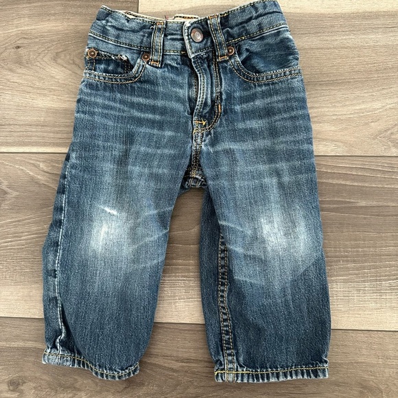 GAP Blue Straight-Leg Jeans Classic Denim - Picture 1 of 4